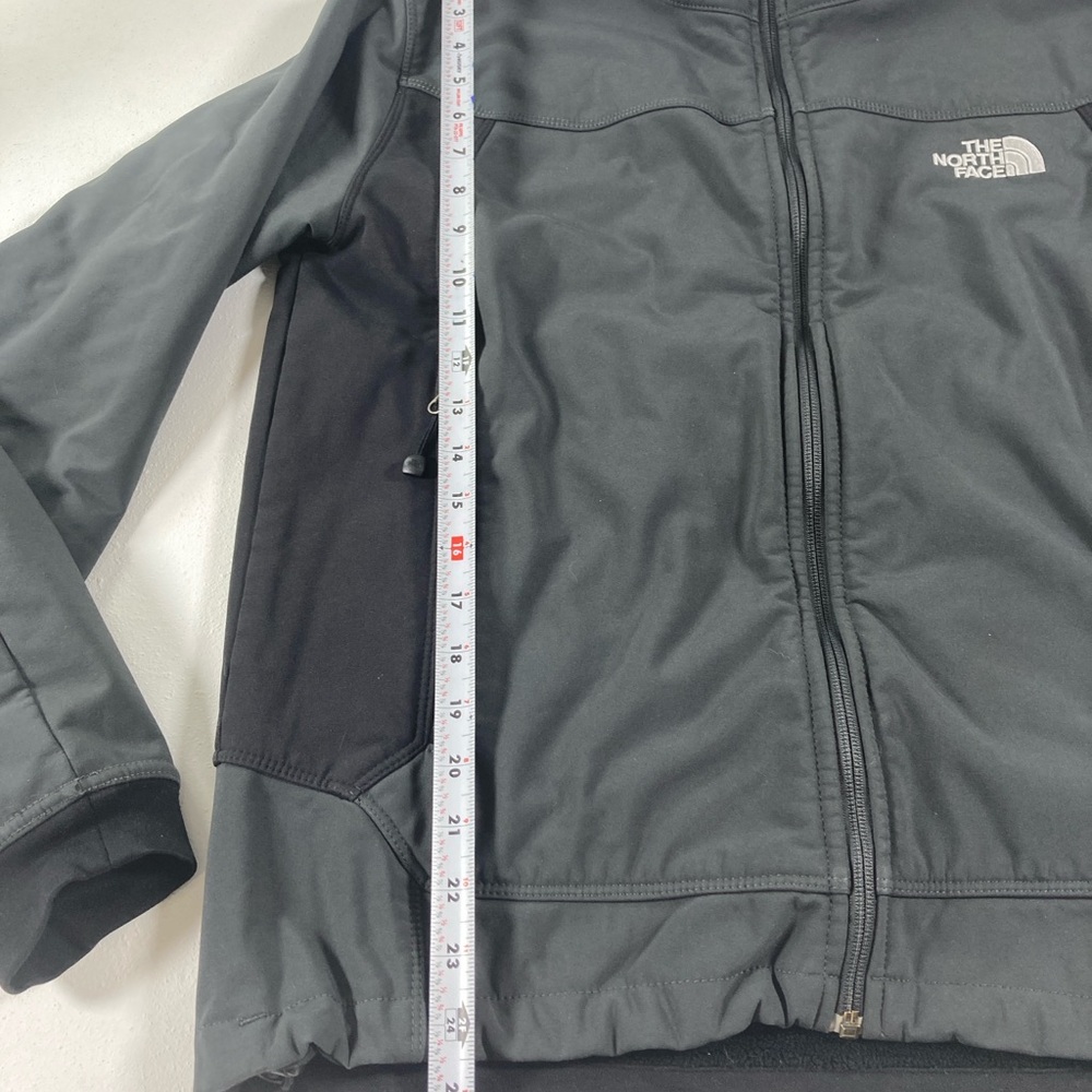 The North Face Jacket Men’s M Black TNF Apex Full Zip Softshell Outdoor Hiking - Picture 13 of 16